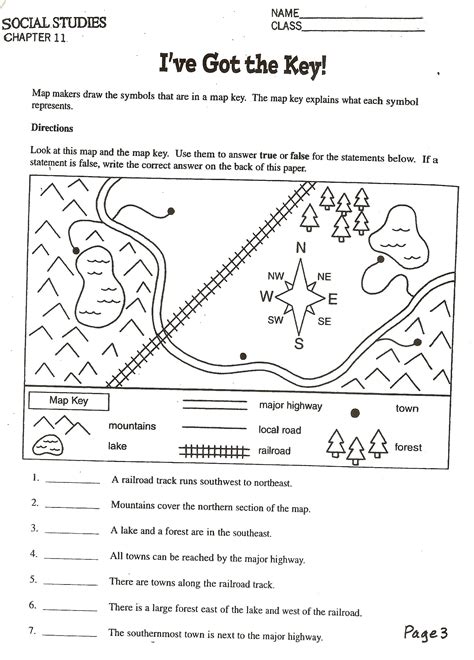 Map Activities 1St Grade Free Printable