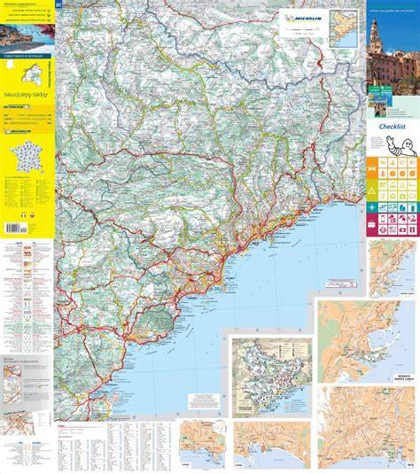Carte des AlpesMaritimes Cartes et plans du département