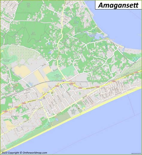 Map Amagansett Ny