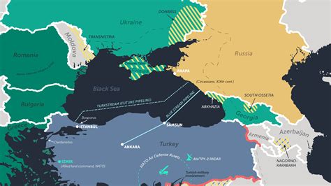 map black sea caspian sea geopolitics