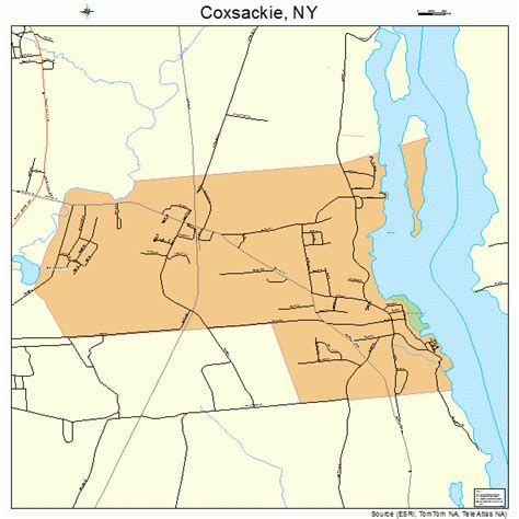 Map Coxsackie Ny