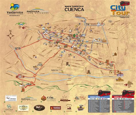 Map Cuenca Ecuador Printable