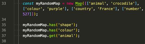 map data type in javascript
