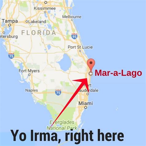 Map Florida Mar A Lago