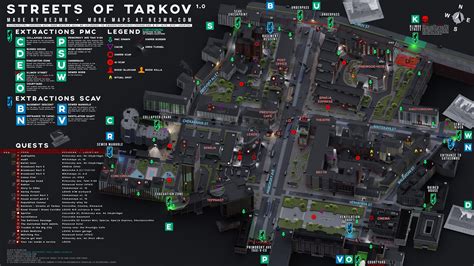 map genie tarkov streets of tarkov