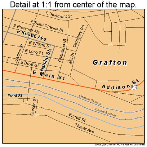 Map Grafton Wv