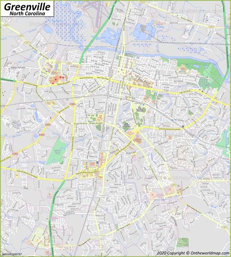 map greenville nc