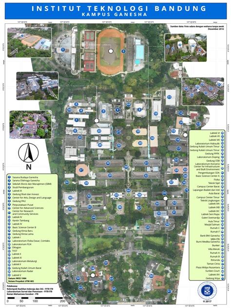 Data Info ITB 2015 Peta Kampus Ganesha dan Jatinangor Infografis ITB