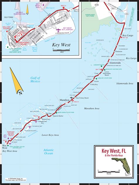 map key west highway