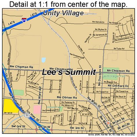 Map Lee's Summit Mo