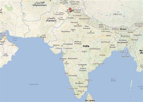 Where Is The Map Location Of Amritsar To See The Golden Temple