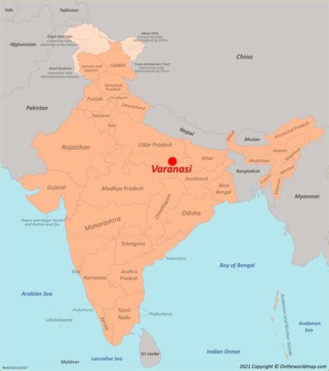 Map Location Of Varanasi: A Travelers Guide