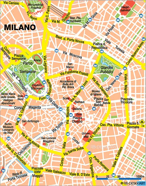 map milan italy area