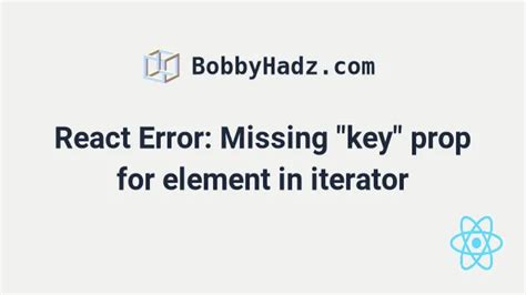 [Solved] eslint Missing "key" prop for element in 9to5Answer