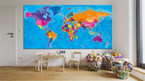 Tableaux Cartes du Monde pleins de modèles à découvrir WoWArt