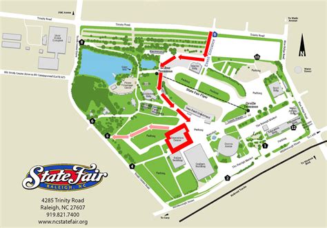 North Carolina State Fair Map secretmuseum