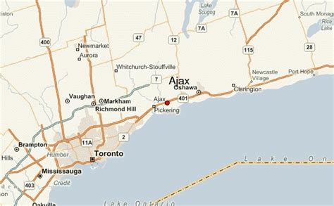 map of ajax ont
