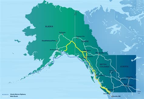 Map Of Alaska Inner Passage