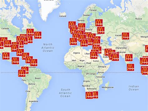 map of all mcdonald's locations
