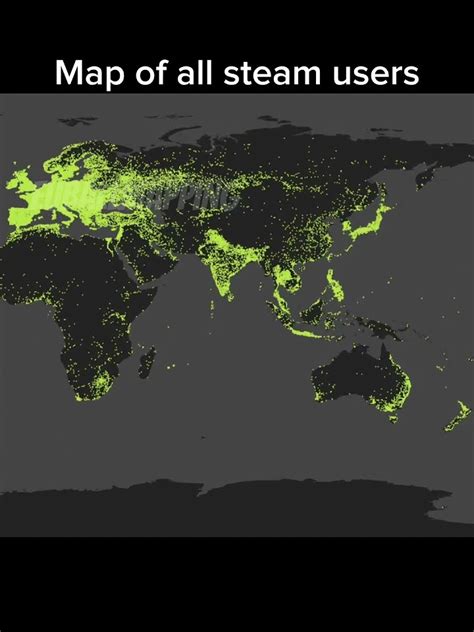 Map Of All Steam Users Meme