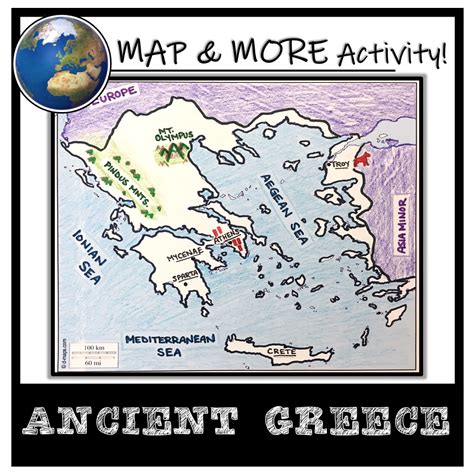 Map Of Ancient Greece To Label