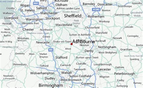 map of ashbourne area