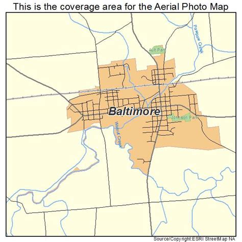 map of baltimore ohio