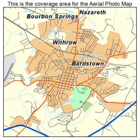 map of bardstown kentucky