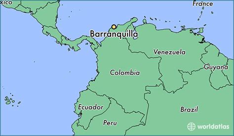 map of barranquilla colombia