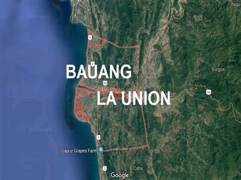 map of bauang la union
