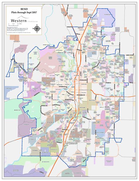Map Of Bend Oregon Streets