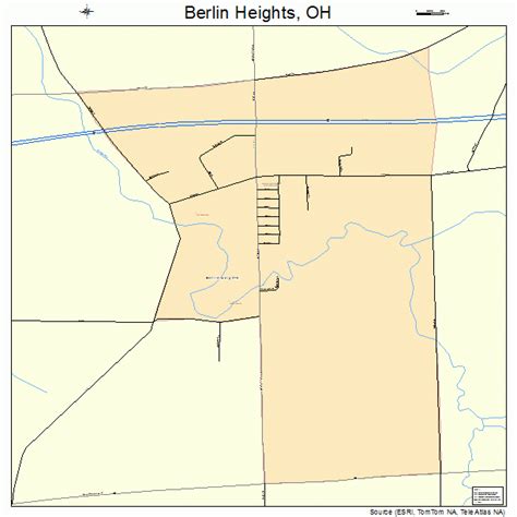 Map Of Berlin Heights Ohio