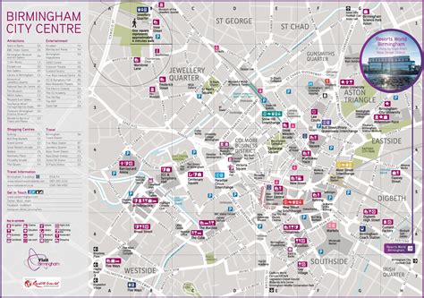 map of birmingham city centre uk