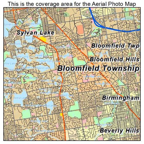 Map Of Bloomfield Township Mi