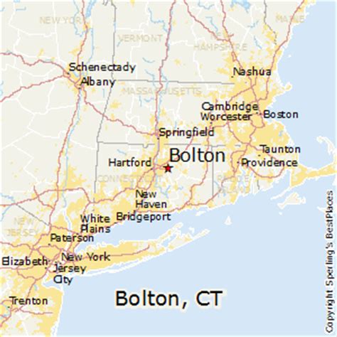 map of bolton ct