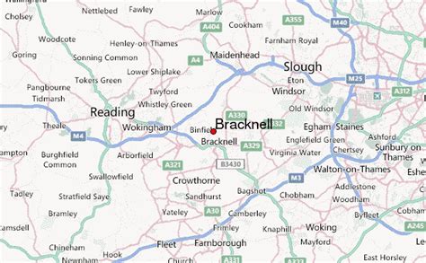 map of bracknell area