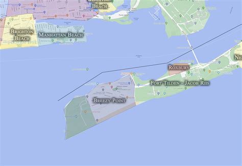 Map Of Breezy Point Queens