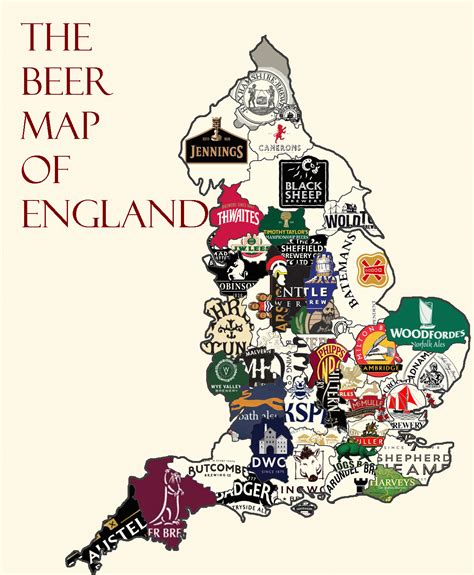 map of breweries uk