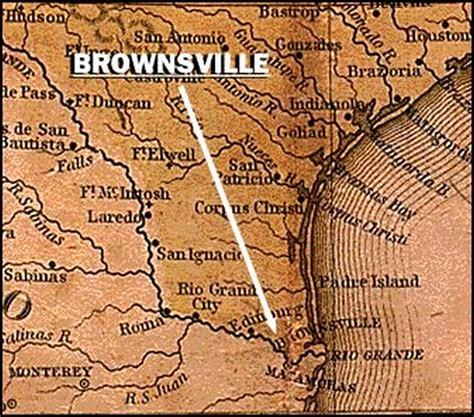 map of brownsville texas and mexico border