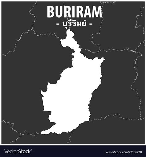 map of buriram province thailand