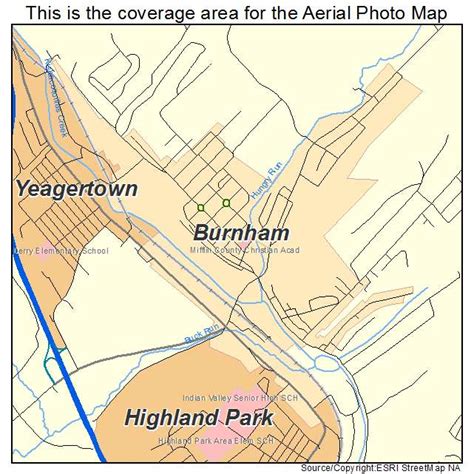 Map Of Burnham Pa