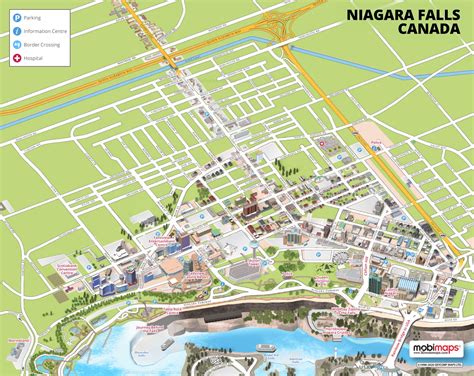 Large Niagara Falls Maps for Free Download and Print HighResolution