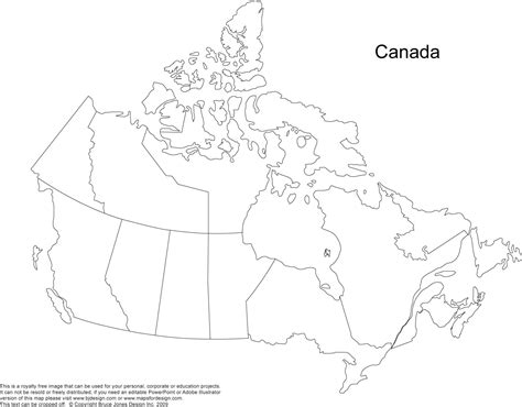 Canada Blank Map
