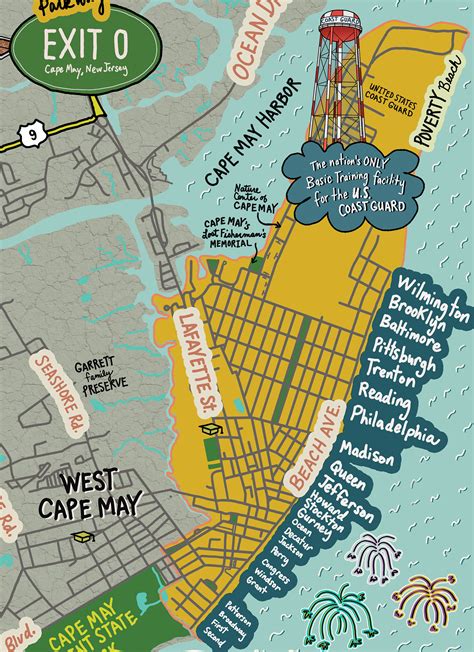 Map Of Cape May Beaches
