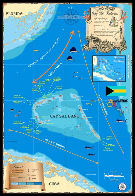 map of cay sal of the bahamas
