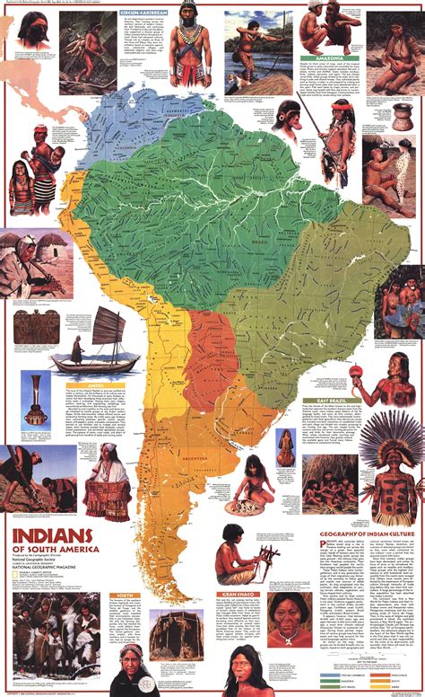 map of central and south american tribes