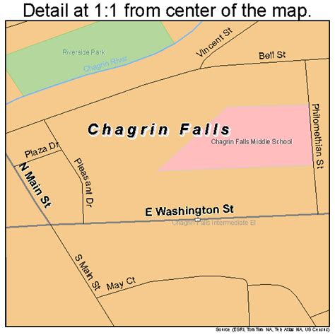 Map Of Chagrin Falls Ohio