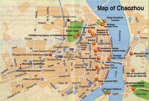 map of chaozhou china