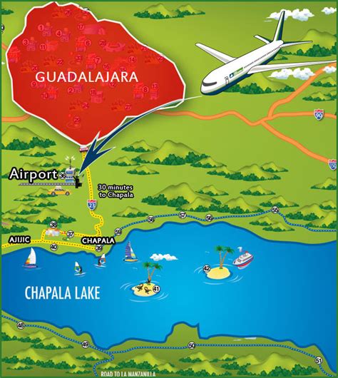 map of chapala mexico