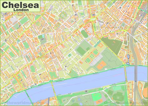 map of chelsea england